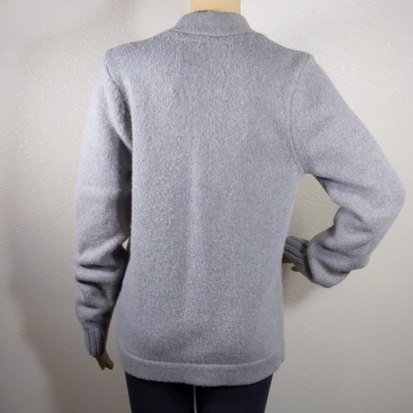 HOLLISTER GRAY BUTTON DOWN JACKET SIZE LARGE - Picture 6 of 8